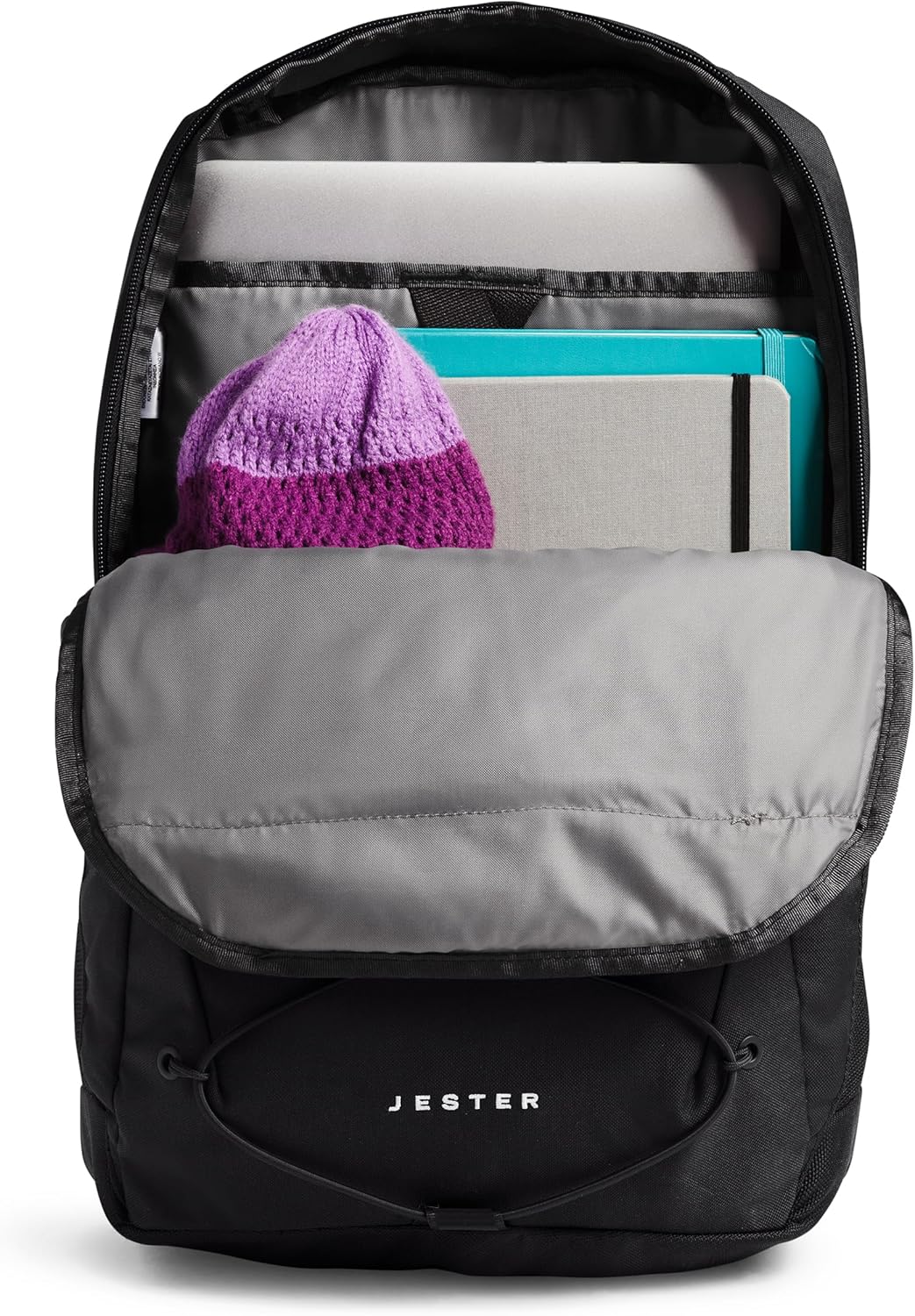 The North Face Women's Jester Everyday Backpack, Blk-NPF, OSFA | Commuter Travel Bag, Laptop Sleeve, Water-Repellent - Image 5