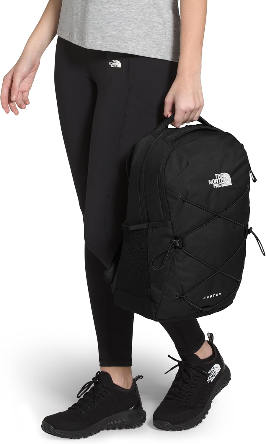 The North Face Women's Jester Everyday Backpack, Blk-NPF, OSFA | Commuter Travel Bag, Laptop Sleeve, Water-Repellent - Image 6